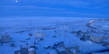 comienza la noche polar en Utqiaġvik