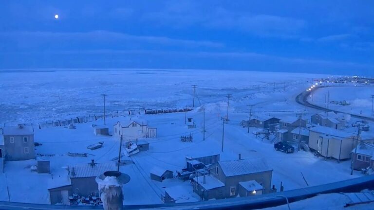 comienza la noche polar en Utqiaġvik