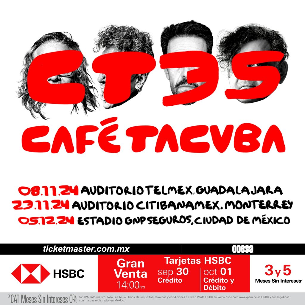 Café Tacvba anuncia conciertos en CDMX, Guadalajara y Monterrey: Fechas, lugares, boletos y más detalles