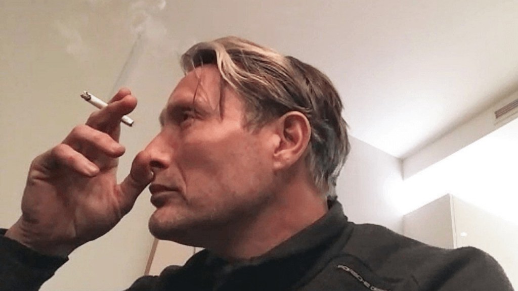 Mads Mikkelsen en el meme de "Joder esto es cine"