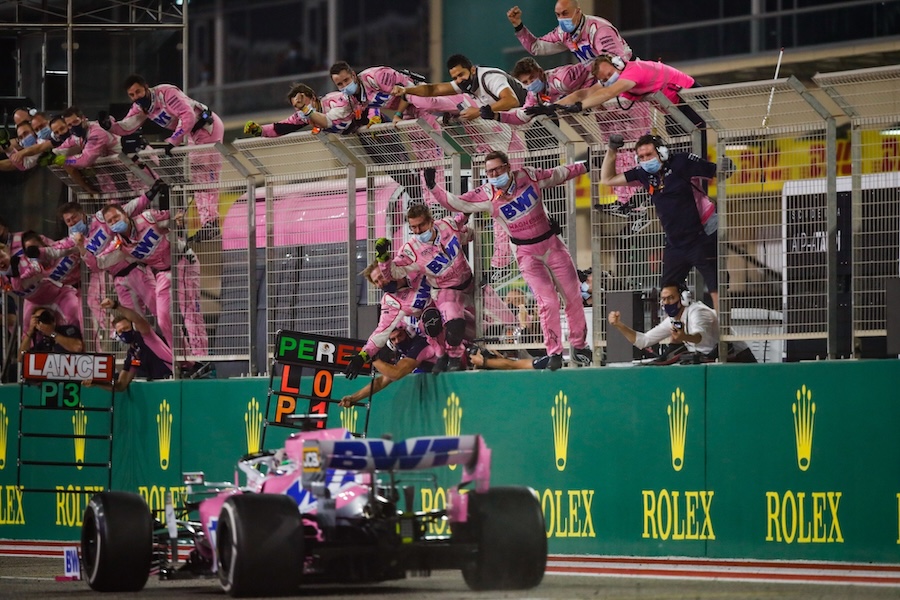 Checo en el GP de Sahkir