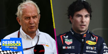 Cuestionan a Helmut Marko sobre rescisión de contrato de Checo