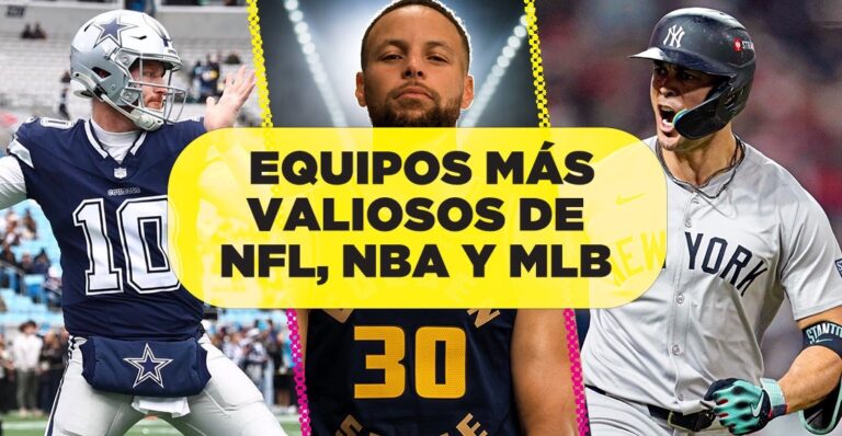 Los 10 equipos más valiosos de NFL, NBA y MLB en 2024