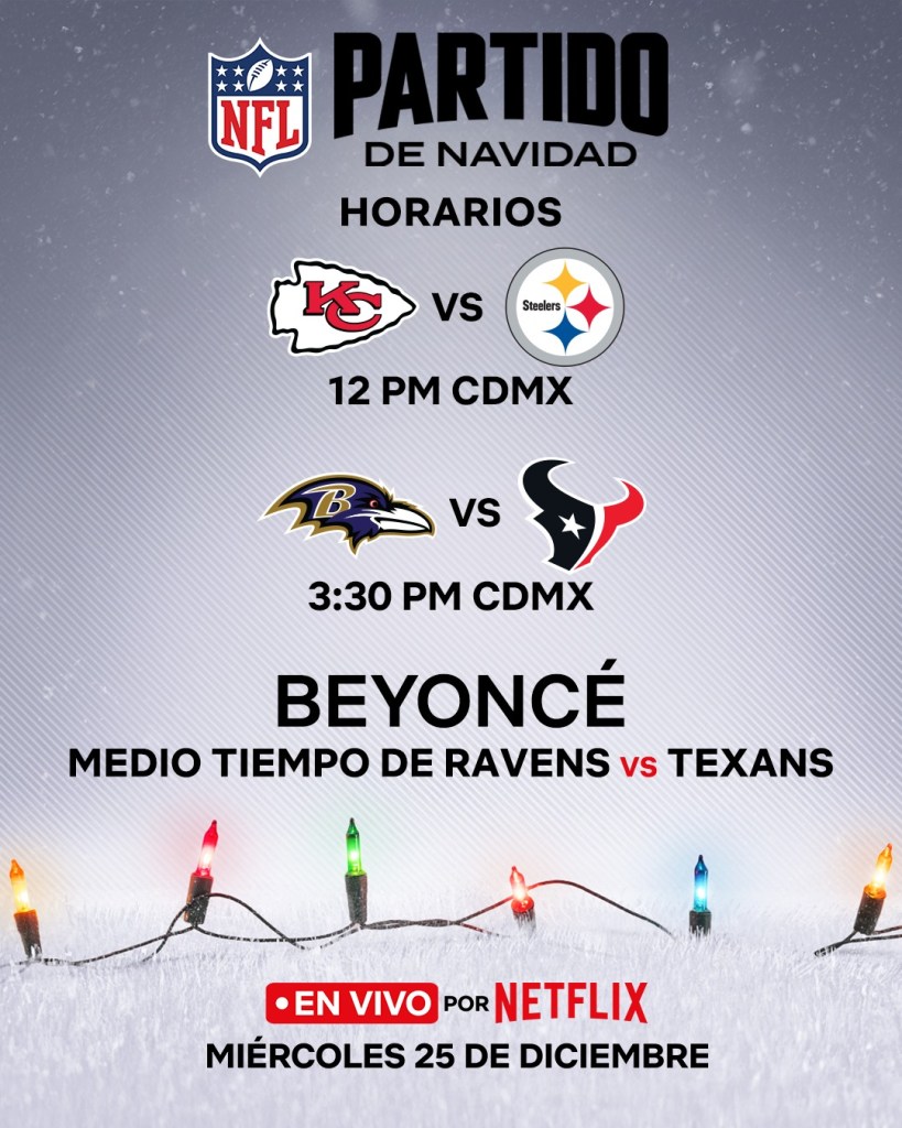 Con partidos en Netflix: ¿Cómo y dónde ver la semana 17 de la NFL en México?