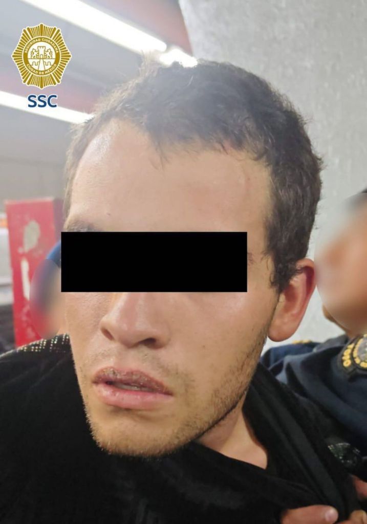 El agresor de la estación Tacubaya del Metro.