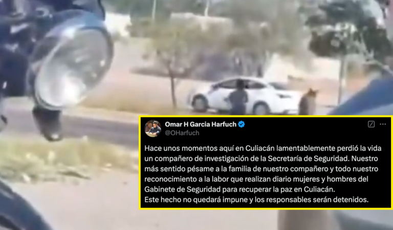 Atentado contra equipo de Omar García Harfuch en Sinaloa