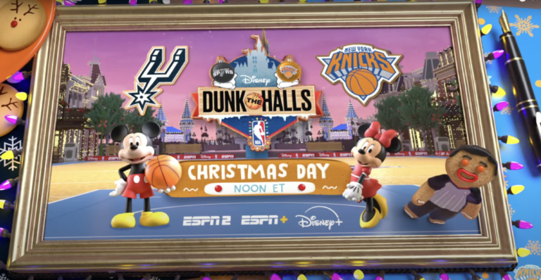 ¿Dónde ver el juego de navidad de NBA entre Knicks vs Spurs al estilo Disney?