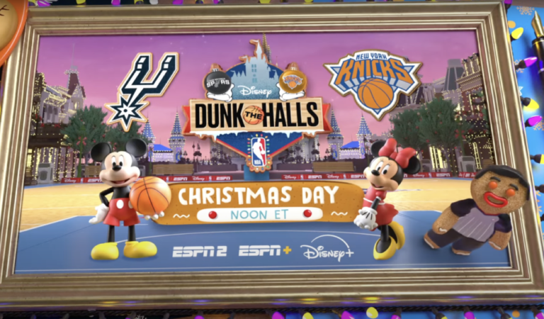 ¿Dónde ver el juego de navidad de NBA entre Knicks vs Spurs al estilo Disney?