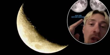 Australiano nota que la Luna se ve diferente en el hemisferio norte después de vivir ahí por años