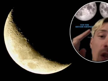 Australiano nota que la Luna se ve diferente en el hemisferio norte después de vivir ahí por años