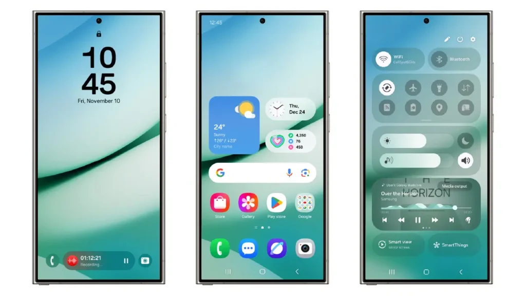 Samsung One Ui 7 - capas