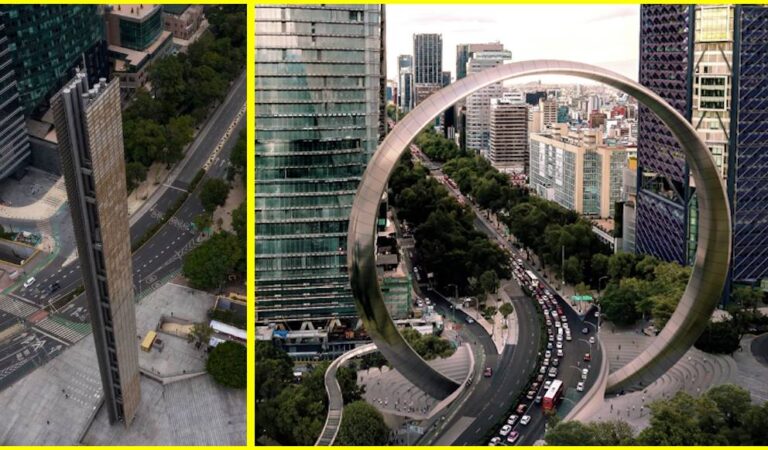 El monumento que iba estar en lugar de la Estela de Luz en Reforma