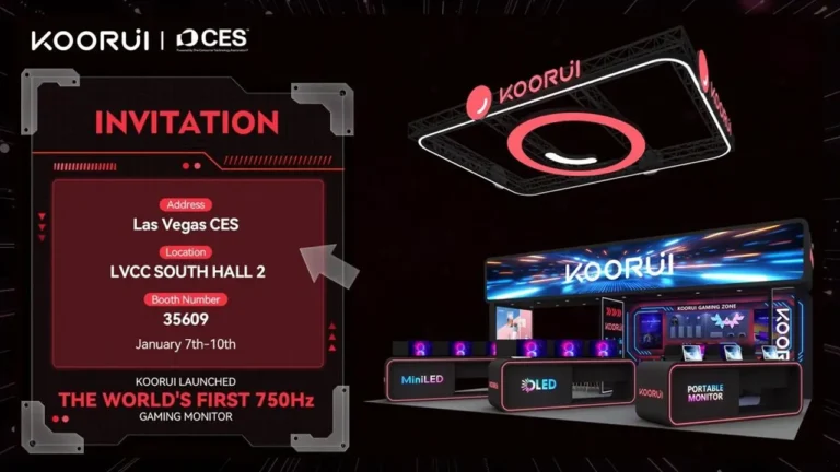 Koorui Ces 2025 Monitor 750 Hz - 750 Hz