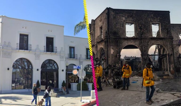 Las imágenes de antes y después para dimensionar la destrucción de los incendios en California