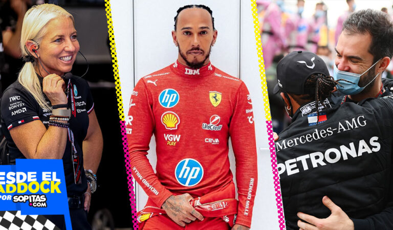 Lewis Hamilton se rodea en Ferrari de las personas con las que tuvo más éxito