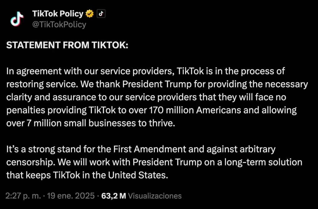 Declaracion Tiktok 19 De Enero Declaracion Tiktok 19 De Enero