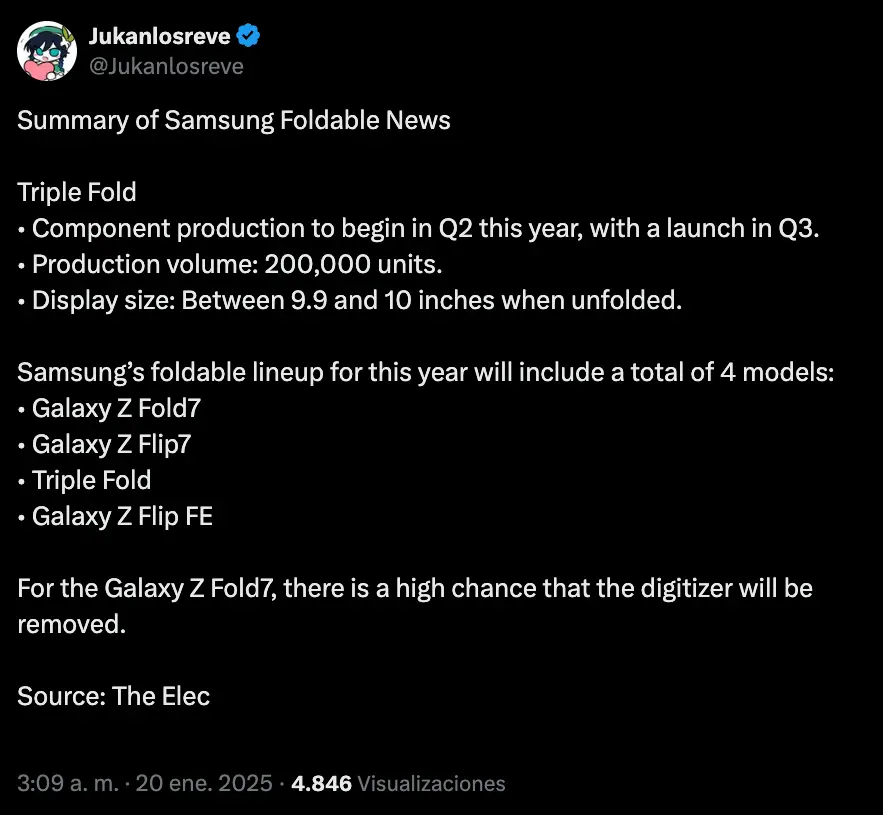 Smartphone Triple Plegable Samsung Tweet Smartphone Triple Plegable Samsung Tweet - triple plegable