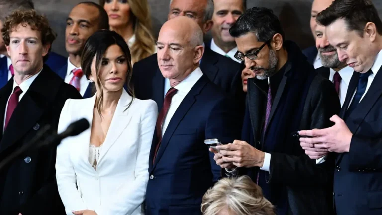 Multimillonarios Tecnologicos Inauguracion Trump