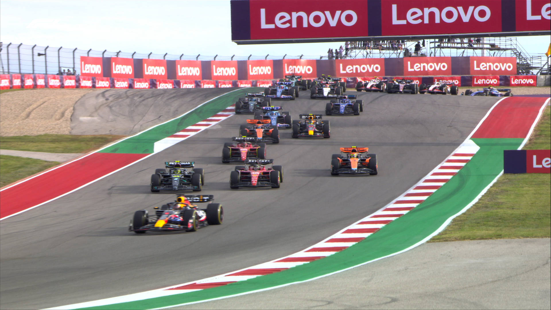 Max Verstappen arrancó muy bien en al Sprint Race