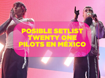 El posible setlist para los conciertos de Twenty One Pilots en México