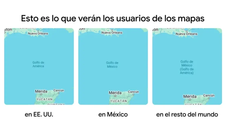 Los mapas de Google y Apple ya muestran al «Golfo de América» por orden de Trump