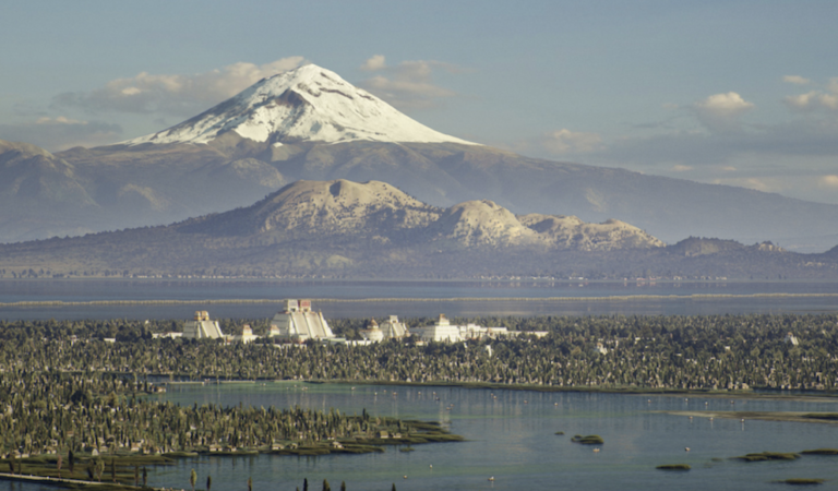 Explora esta reconstrucción 3D de Tenochtitlán