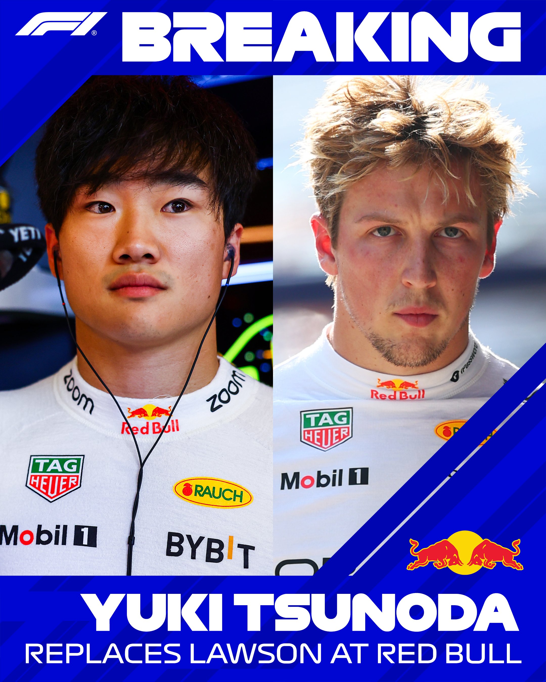 Yuki Tsunoda sustituye a Liam Lawson