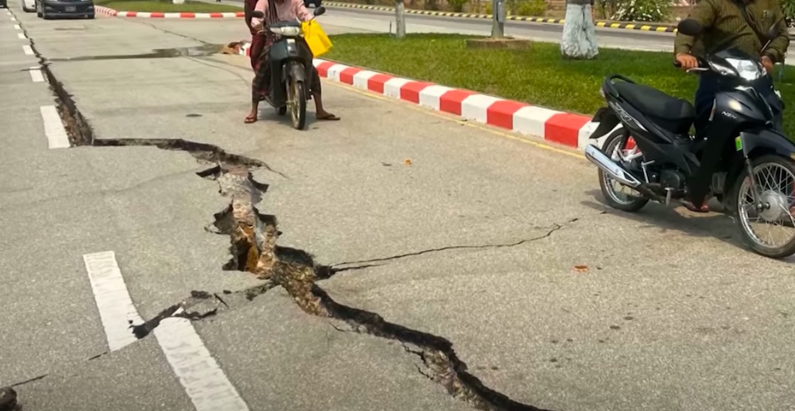 Daños en Bangkok por terremoto en Myanmar