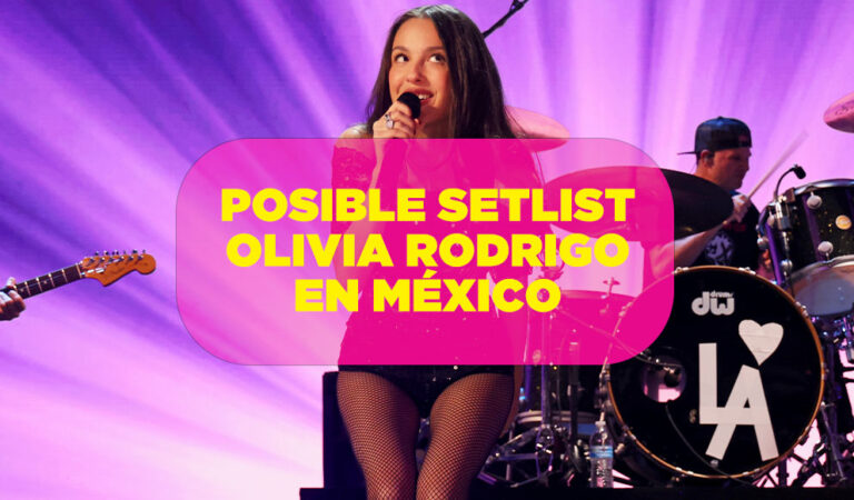 El posible setlist para los conciertos de Olivia Rodrigo en México