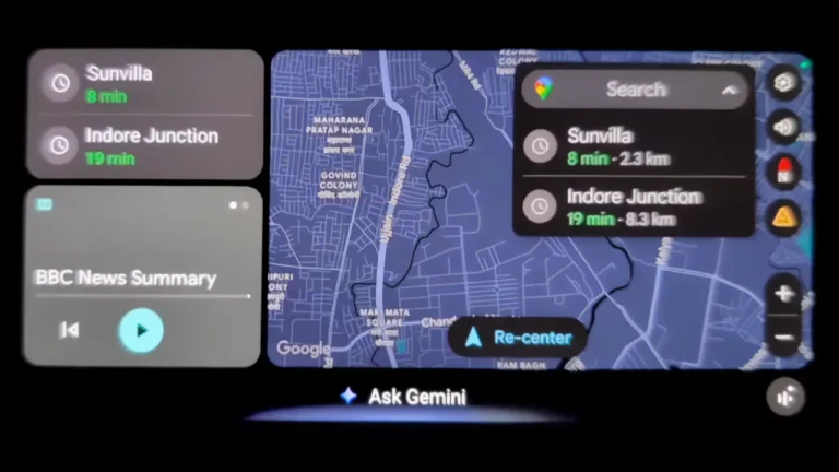 Demo Gemini Android Auto - Android Auto