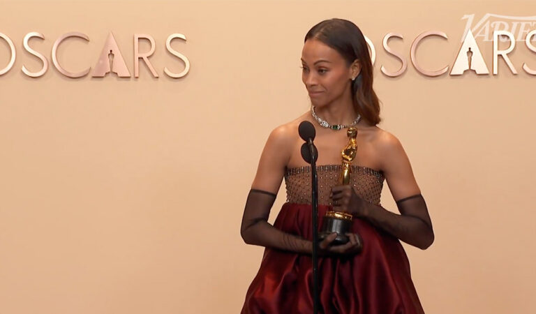 La lamentable respuesta de Zoe Saldaña sobre ‘Emilia Pérez’ tras ganar el Oscar 2025