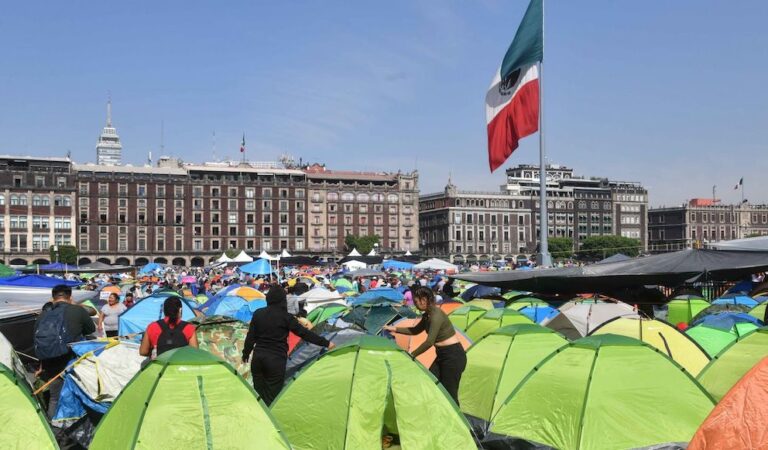 ¿Por qué la CNTE hace un paro y plantón de 72 horas en el Zócalo CDMX?