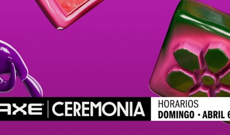 Los NUEVOS HORARIOS del AXE Ceremonia del domingo