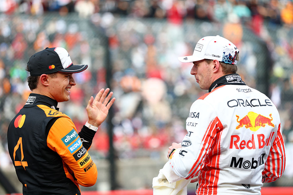 Lando Norris y Max Verstappen