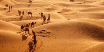 El vasto desierto que fue un paraíso verde y exuberante en el pasado, según un estudio científico