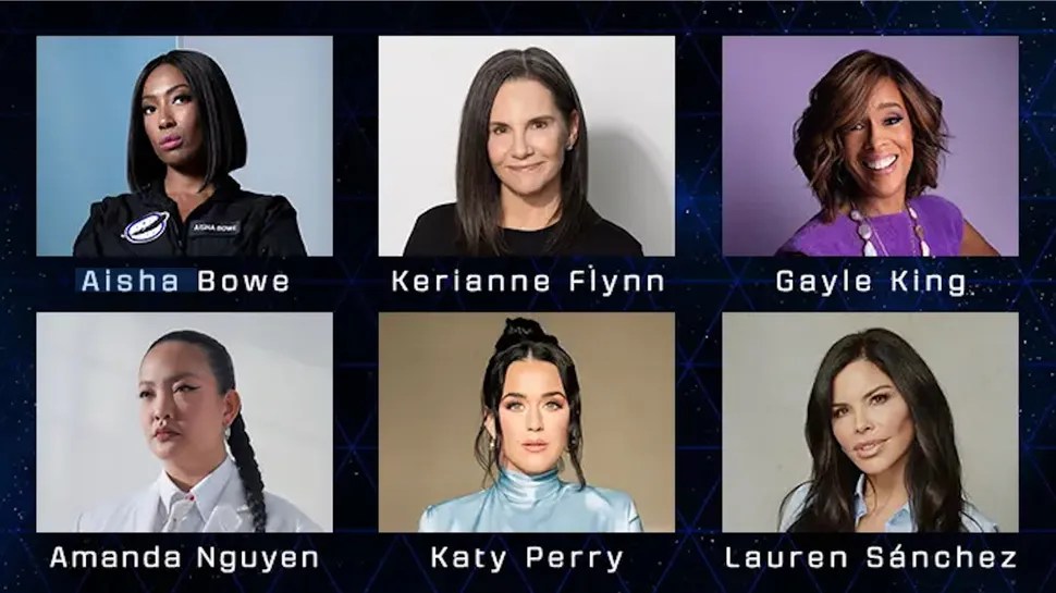 El vuelo espacial exclusivamente femenino con Katy Perry está listo 1 El vuelo espacial exclusivamente femenino con Katy Perry está listo