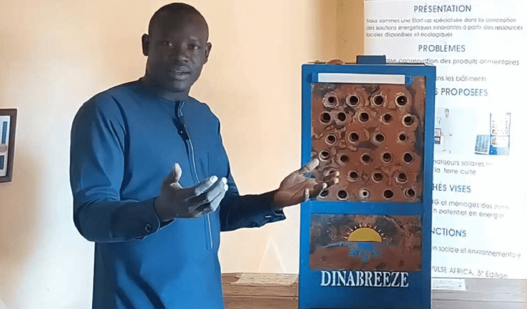 ingeniero africano que desarrolló un aire acondicionado que no utiliza electricidad ingeniero africano que desarrolló un aire acondicionado que no utiliza electricidad